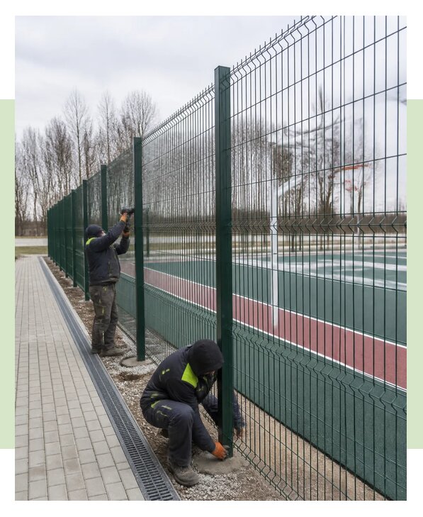 Ограждения для спортплощадок с монтажом под ключ в Орске